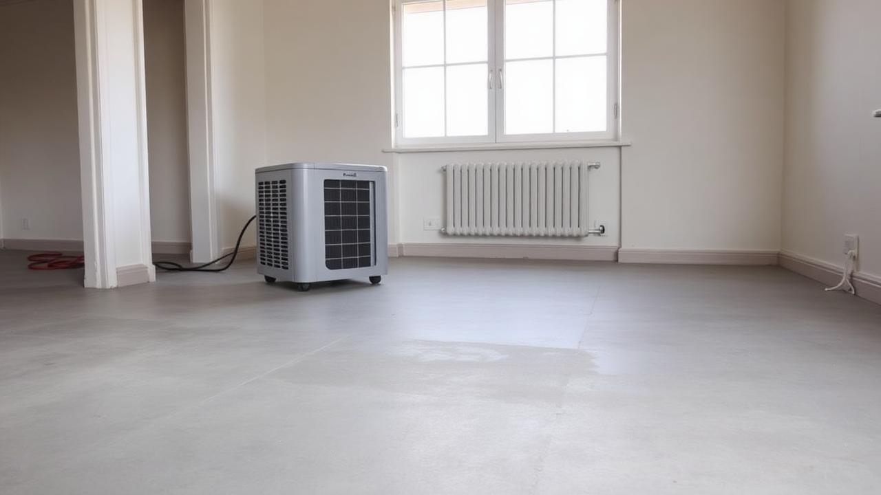 Sécher rapidement une chape liquide avec un déshumidificateur professionnel